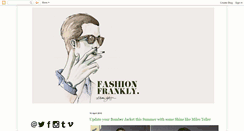 Desktop Screenshot of fashionfrankly.com