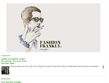 Tablet Screenshot of fashionfrankly.com